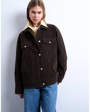 TOPSHOP Western Suedette Jacket - Black