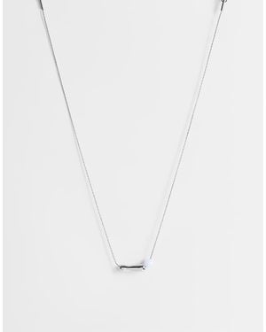 TOPSHOP Olivio Stainless Steel Necklace - White