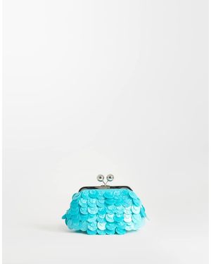 TOPSHOP Maeve Small Embellished Grab Bag - Blue