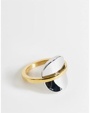 TOPSHOP Ravi Waterproof Stainless Steel Ring - White