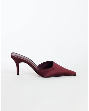 TOPSHOP Alfie Pointed Heeled Court - Brown