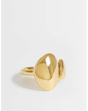 TOPSHOP Rita Waterproof Stainless Steel Ring - Metallic