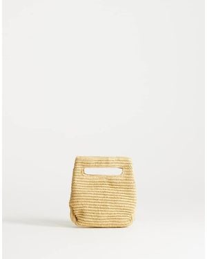 TOPSHOP Stella Straw Small Grab Bag - Natural