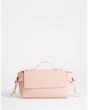 TOPSHOP Josie Small Grab Knot Detail Grab Bag - Pink