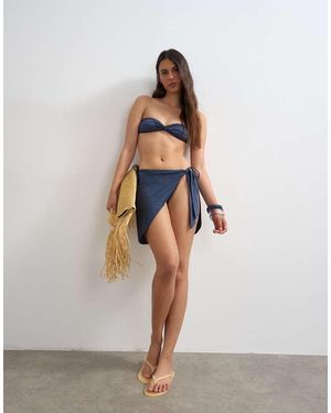 TOPSHOP Glitter Sarong - White