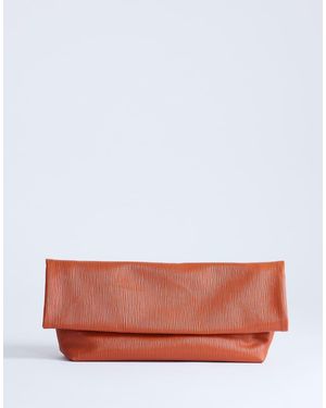 TOPSHOP George Oversized Clutch Bag - White