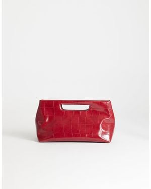 TOPSHOP Daniel Medium Rectangle Grab Bag - Red