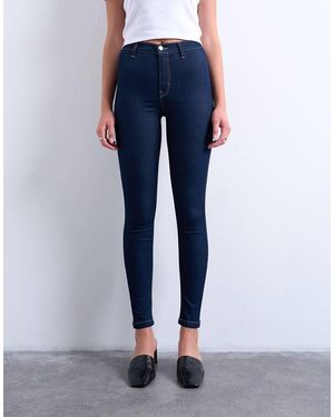 TOPSHOP Joni Skinny High Rise Jeans - Blue