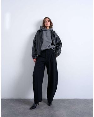 TOPSHOP Co Ord Barrel Trouser - Blue