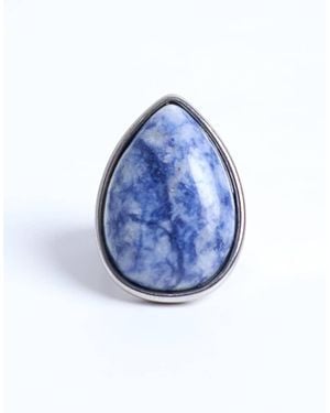 TOPSHOP Remi Stainless Steel With Semi Precious Stone - Blue
