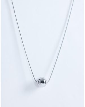 TOPSHOP Dolly Waterproof Necklace With Ball - Blue