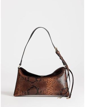 TOPSHOP Annabel Small Shoulder Bag - Brown