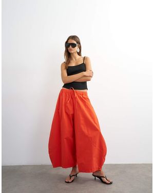 TOPSHOP Techy Horseshoe Trouser - Red