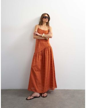 TOPSHOP Chuck On Maxi Sundress - White