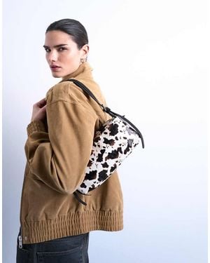 TOPSHOP Siris Medium Buckle Shoulder Bag - Multicolour