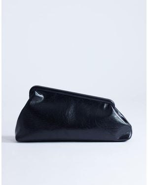 TOPSHOP Anna Medium Angular Clutch Bag - Blue