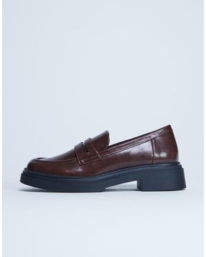 TOPSHOP Cade Chunky Sole Loafers - Blue