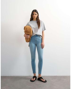 TOPSHOP Jamie High Rise Jeans - White