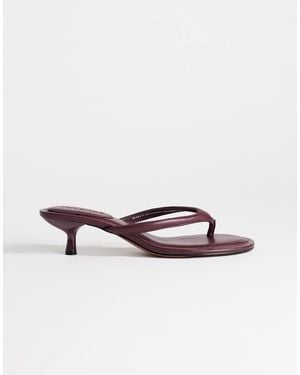 TOPSHOP Axel Toe Thong Mid Heel Sandal - Multicolour