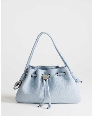 TOPSHOP Jessie Medium Hardware Grab - Blue