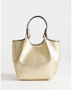 TOPSHOP Gabbie Grab Bag Small With Detachable Cross Body Strap - Natural