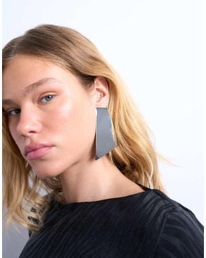 TOPSHOP Emmey Statement Stud Earrings - Blue