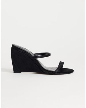 TOPSHOP Abi Strappy Wedge High Heel - Black