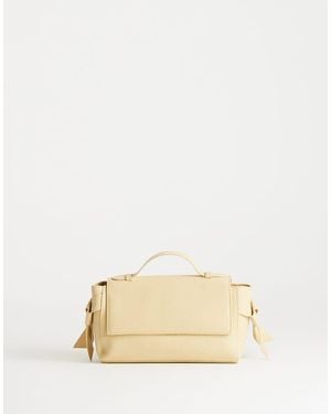 TOPSHOP Josie Small Grab Knot Detail Grab Bag - Natural