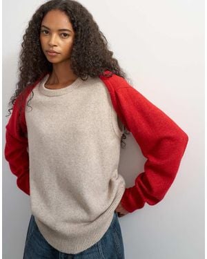 TOPSHOP Knitted Wear Jumper - Red