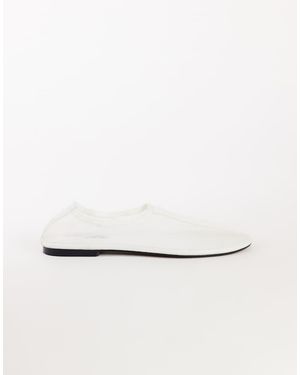 TOPSHOP Blake Mesh Ballet Flat Shoe - Natural