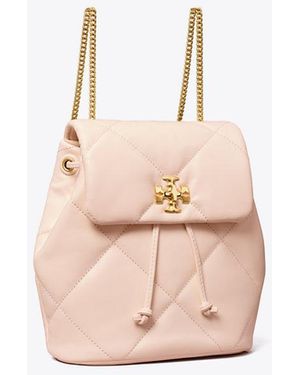 Tory Burch Kira Diamond Quilt Mini Backpack - Pink