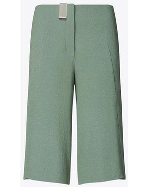 Tory Burch Stretch Crepe Pant - Green