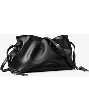 Tory Burch Ella Pouch Aus Recyceltem Material Mit Kordelzug - Schwarz