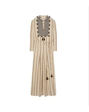 Tory Burch Kaftan Mit Pulloverquasten - Natur