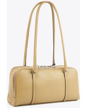 Tory Burch Small Marshmallow Satchel - Natural