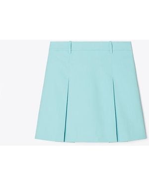 Tory Burch Tech Twill Golf Skirt - Blue