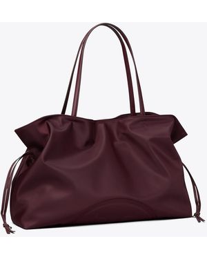 Tory Burch Ella Tote Bag Aus Nylon Mit Kordelzug - Lila