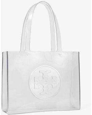 Tory Burch Damen Kleine Transparente Ella Tote Bag - Weiß