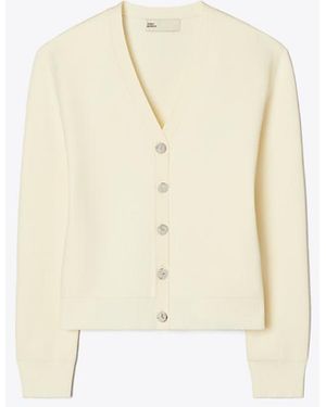 Tory Burch Damen Simone Cardigan - Weiß