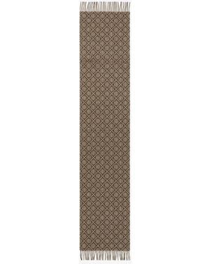 Tory Burch Länglicher Schal Mit T-Monogramm - Natur
