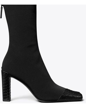 Tory Burch Asymmetrischer Stiefel Mit Zehenkappe - Schwarz