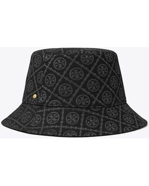 Tory Burch Damen Fischerhut Mit T-Monogramm - Schwarz