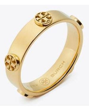 Tory Burch Miller 18k Gold-plated Stud Ring - Metallic