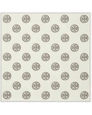 Tory Burch T Monogram Neckerchief - Natural