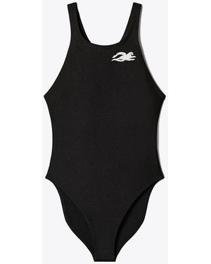 Tory Burch Jersey Bodysuit - Black