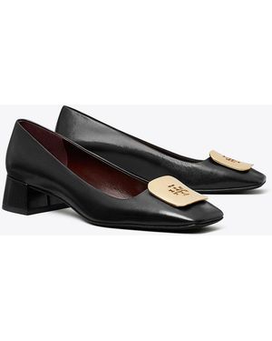 Tory Burch Georgia Caprine Leather Pump - Black
