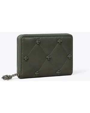 Tory Burch Kleine Bunny Knot Geldbörse Mit Reißverschluss - Grün
