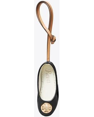Tory Burch Reva Ballerina Als Taschenanhänger - Weiß