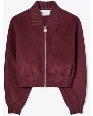 Tory Burch Reversible Wool Jacket - Red