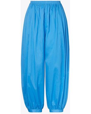 Tory Burch Damen Ballonhose - Blau